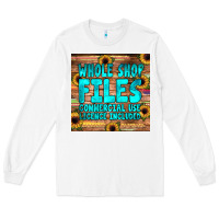 White whole shop fıles Long Sleeve Tee - JahusDesignShop