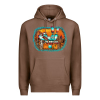 Chestnut western cactus Premium Hoodie - AdoDesignShop