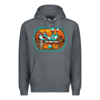 Rock western cactus Premium Hoodie - AdoDesignShop