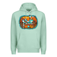Seafoam western cactus Premium Hoodie - AdoDesignShop