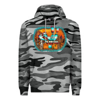 Slate Camo western cactus Premium Hoodie - AdoDesignShop