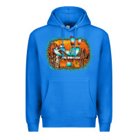 True Royal western cactus Premium Hoodie - AdoDesignShop