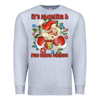 Heather Grey its abuelita and pan dulce season mexican santa Premium Sweatshirt - MaliasSmallBusiness