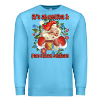 Ocean Blue its abuelita and pan dulce season mexican santa Premium Sweatshirt - MaliasSmallBusiness