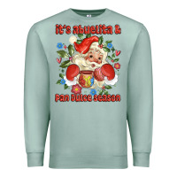 Seafoam its abuelita and pan dulce season mexican santa Premium Sweatshirt - MaliasSmallBusiness