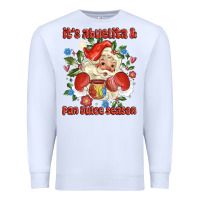 White its abuelita and pan dulce season mexican santa Premium Sweatshirt - MaliasSmallBusiness