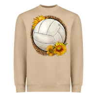 Mushroom western volleyball with sunflower Heavyweight Sweatshirt - HRA Design Shop