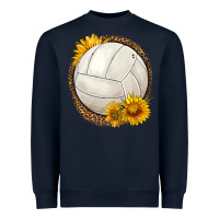 Navy western volleyball with sunflower Heavyweight Sweatshirt - HRA Design Shop