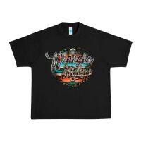 Black wranglinn mama Urban Heavy Tee - RacoonDesign