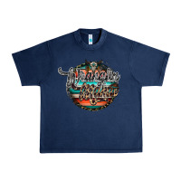 Navy wranglinn mama Urban Heavy Tee - RacoonDesign