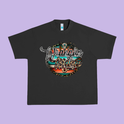 Wranglinn Mama Urban Heavy Tee Designed By Racoondesign
