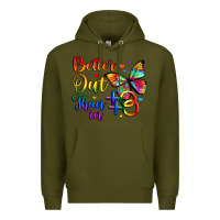 Army Green better out than in Premium Hoodie - Artiststas