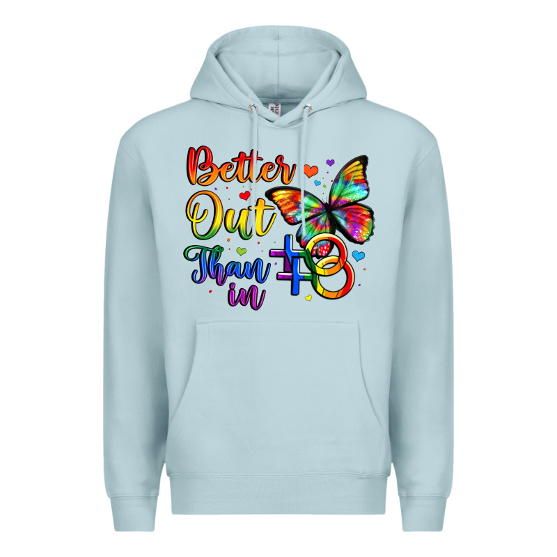 Better Out Than In Premium Hoodie by Artiststas | Teevron