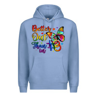 Colony Blue better out than in Premium Hoodie - Artiststas