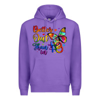 Purple better out than in Premium Hoodie - Artiststas