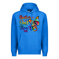 True Royal better out than in Premium Hoodie - Artiststas