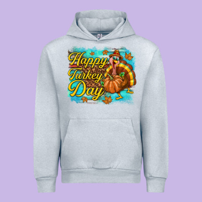 Happy Turkey Day Urban Hoodie Designed By Texasbilliewilder