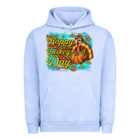 Pigment Grape Ice Happy Turkey Day Urban Hoodie - texasbilliewilder
