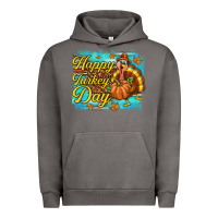 Pigment Tornado Happy Turkey Day Urban Hoodie - texasbilliewilder