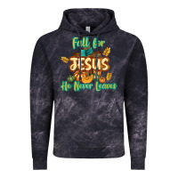 Cloud Black Fall for Jesus He Never Leaves Vintage Hoodie - texasbilliewilder