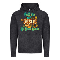 Vintage Black Fall for Jesus He Never Leaves Vintage Hoodie - texasbilliewilder