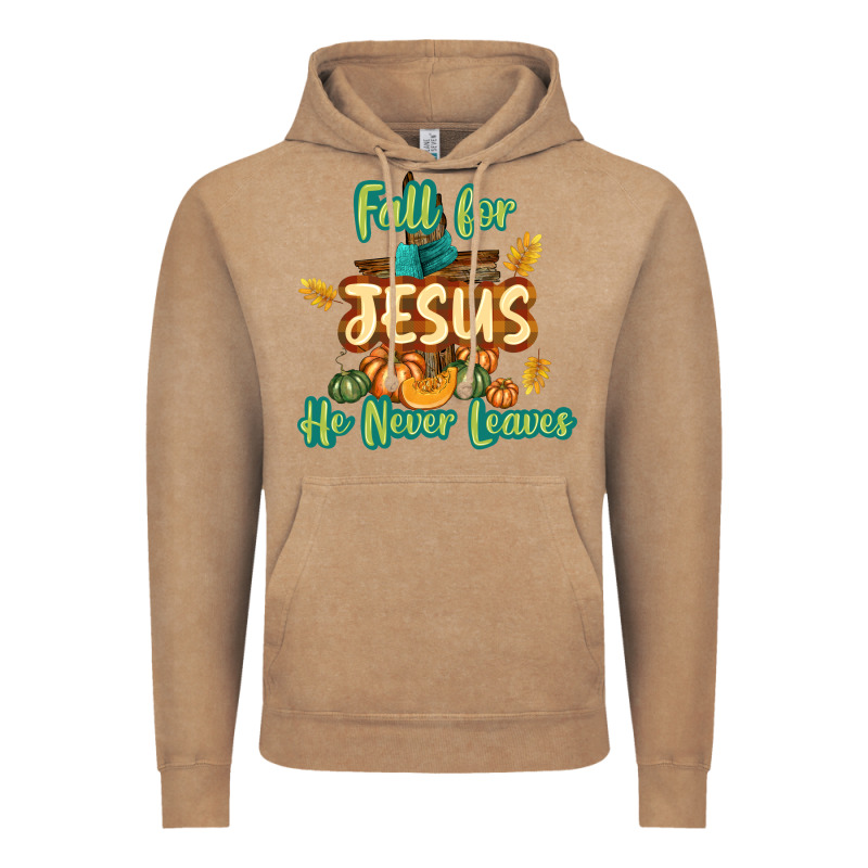 Fall For Jesus He Never Leaves Vintage Hoodie by texasbilliewilder | Teevron