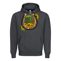 Smoke western horseshoe sunflower cactus Zipper Hoodie - BarkalooDesign