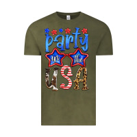 Vintage Olive part in the usa Vintage Tee - HRA Design Shop
