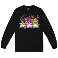 Black mardi gras gnomes Long Sleeve Tee - Jasminsmagicworld