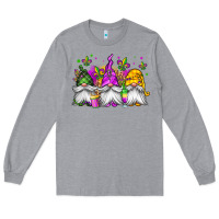 Heather Grey mardi gras gnomes Long Sleeve Tee - Jasminsmagicworld