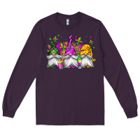 Plum mardi gras gnomes Long Sleeve Tee - Jasminsmagicworld