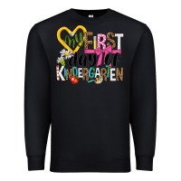 Black my first day of kindergarten Premium Sweatshirt - NancyCooperArtShop