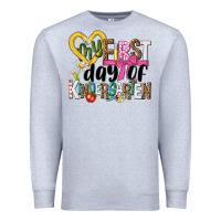 My First Day Of Kindergarten Premium Sweatshirt | Teevron