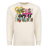 Sandshell my first day of kindergarten Premium Sweatshirt - NancyCooperArtShop