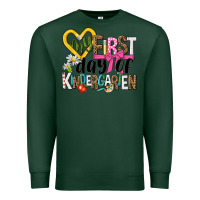 Sports Green my first day of kindergarten Premium Sweatshirt - NancyCooperArtShop