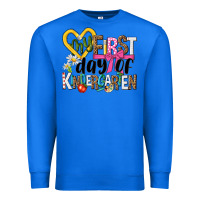 True Royal my first day of kindergarten Premium Sweatshirt - NancyCooperArtShop