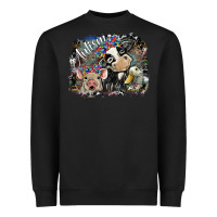 Black Autism Heavyweight Sweatshirt - SublimationCraftShop