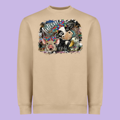 Autism Heavyweight Sweatshirt Designed By Sublimationcraftshop