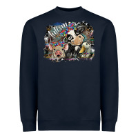 Navy Autism Heavyweight Sweatshirt - SublimationCraftShop