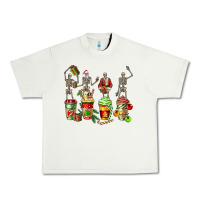 Pistachio christmas skeleton coffee cups Urban Heavy Tee - FaDigitalArtStudio