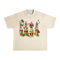 Sandshell christmas skeleton coffee cups Urban Heavy Tee - FaDigitalArtStudio