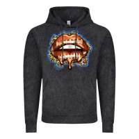 Vintage Black american football lips Vintage Hoodie - Zillion Design Studio