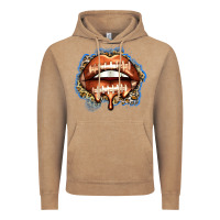 Vintage Coffee american football lips Vintage Hoodie - Zillion Design Studio