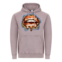 Vintage Zinc american football lips Vintage Hoodie - Zillion Design Studio