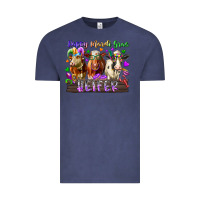 Vintage Denim happy mardi gras heifer Vintage Tee - RacoonDesign