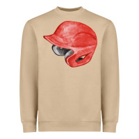 Mushroom red baseball helmet fa element Heavyweight Sweatshirt - FaDigitalArtStudio