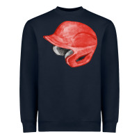 Navy red baseball helmet fa element Heavyweight Sweatshirt - FaDigitalArtStudio