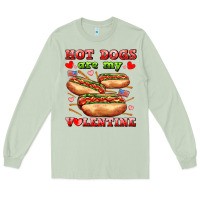 Matcha hot dogs are my valentine Long Sleeve Tee - AdoDesignShop