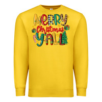 Lemon merry christmas y'all Premium Sweatshirt - MaliasSmallBusiness