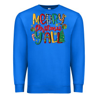 True Royal merry christmas y'all Premium Sweatshirt - MaliasSmallBusiness
